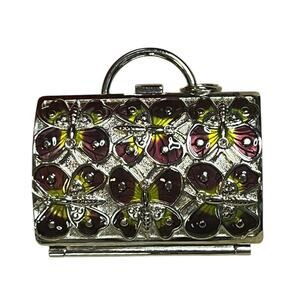 Judith Leiber Neiman Marcus Butterfly Pillbox Trinket